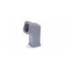 Capot 3A, Alliage de zinc moulé, IP65, Sortie horizontale, M25